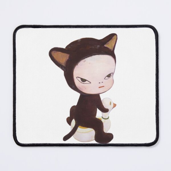 Item preview, Yoshitomo nara cat sticker designed and sold by ladybug333.