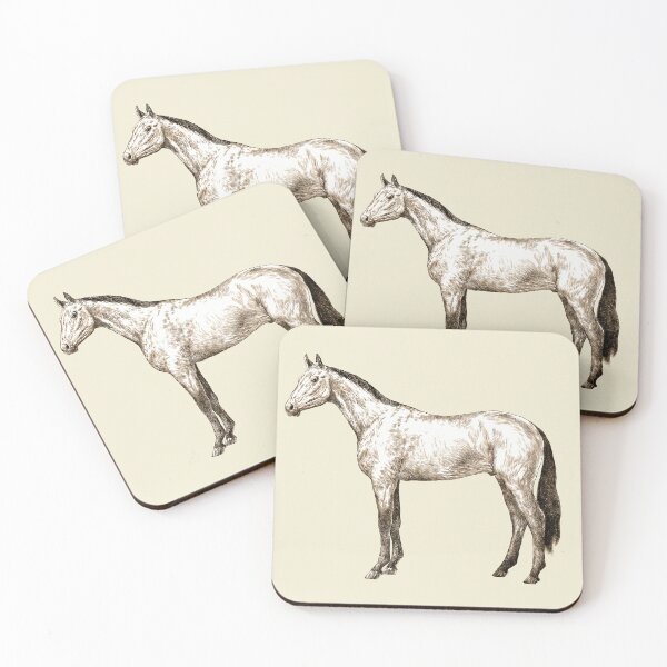 Item preview, Beautiful unsaddled hand-drawn horse designed and sold by tanjica.