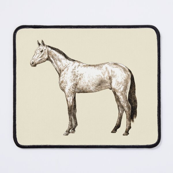 Item preview, Beautiful unsaddled hand-drawn horse designed and sold by tanjica.