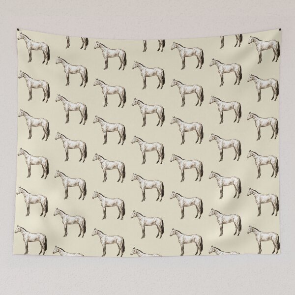Item preview, Beautiful unsaddled hand-drawn horse designed and sold by tanjica.