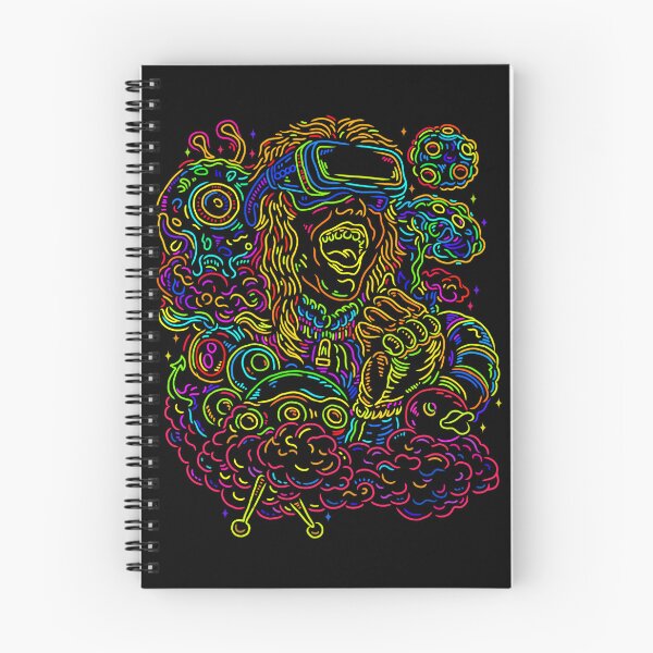Item preview, Neon Psychedelic VR Girl – Trippy Futuristic Art designed and sold by DJava-ArtO.
