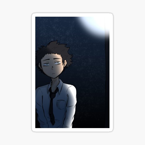 One More Light A Silent Voice Sticker By Dood Bot Redbubble