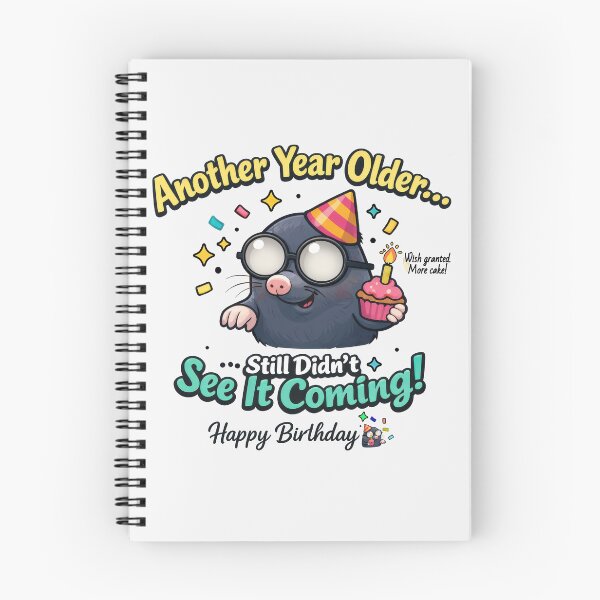 Item preview, Still Didn't See It Coming - Low vision Birthday Mole designed and sold by Eyepatch-Jacks.