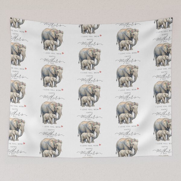Item preview, Elephant -  Happy Mother's Day designed and sold by Roy & Tiffany.