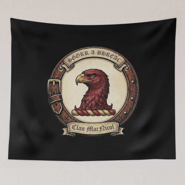 Item preview, Clan MacNicol Crest designed and sold by BagTown Clans.