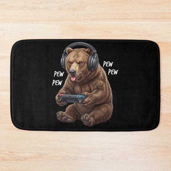 Item preview, Gaming Bear Gamer Videogaming Animal Lover designed and sold by TerryConnells.