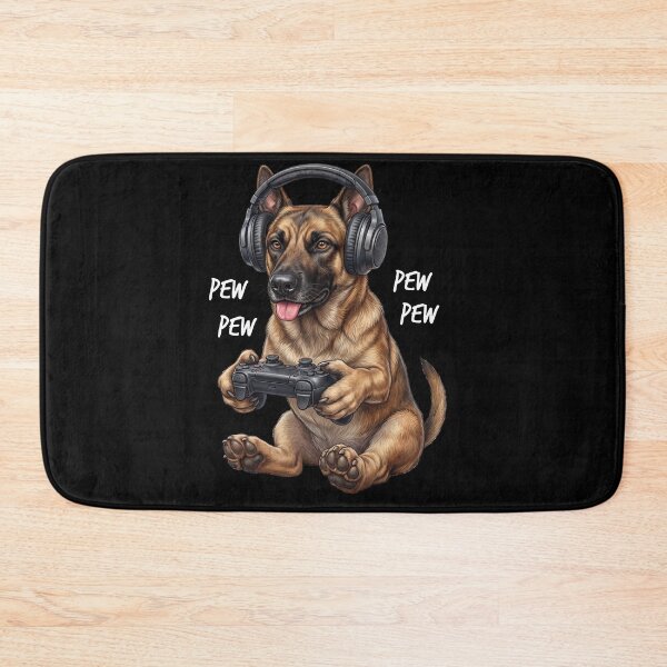 Item preview, Gaming Belgian Malinois Gamer Videogaming Dog Lover designed and sold by TerryConnells.