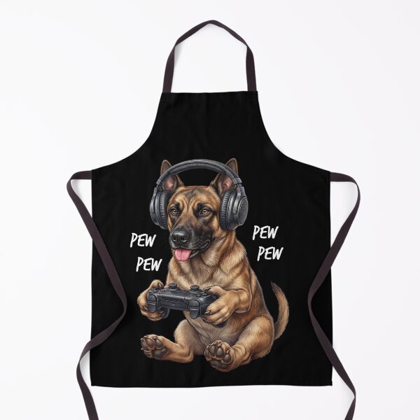 Item preview, Gaming Belgian Malinois Gamer Videogaming Dog Lover designed and sold by TerryConnells.