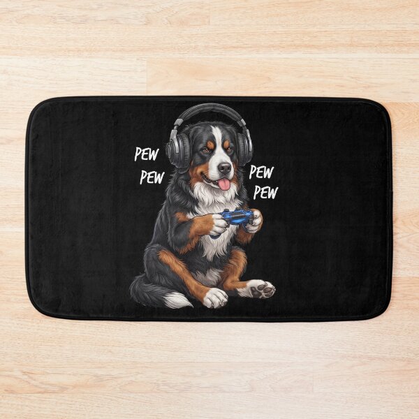 Item preview, Gaming Bernese Mountain Dog Gamer Videogaming Dog Lover designed and sold by TerryConnells.