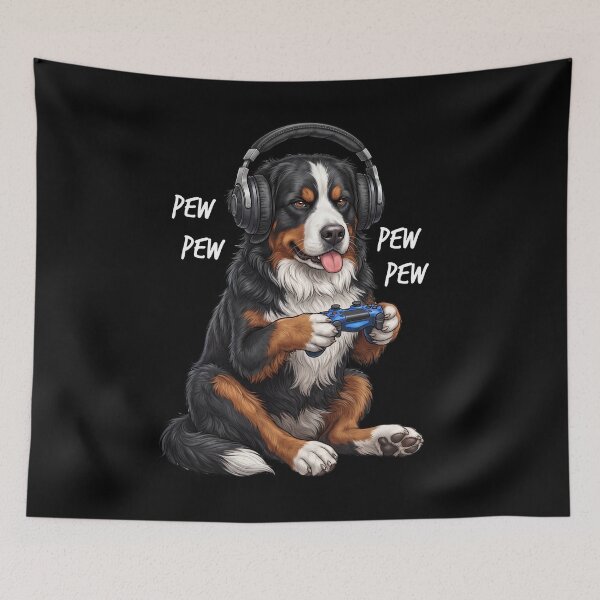 Item preview, Gaming Bernese Mountain Dog Gamer Videogaming Dog Lover designed and sold by TerryConnells.