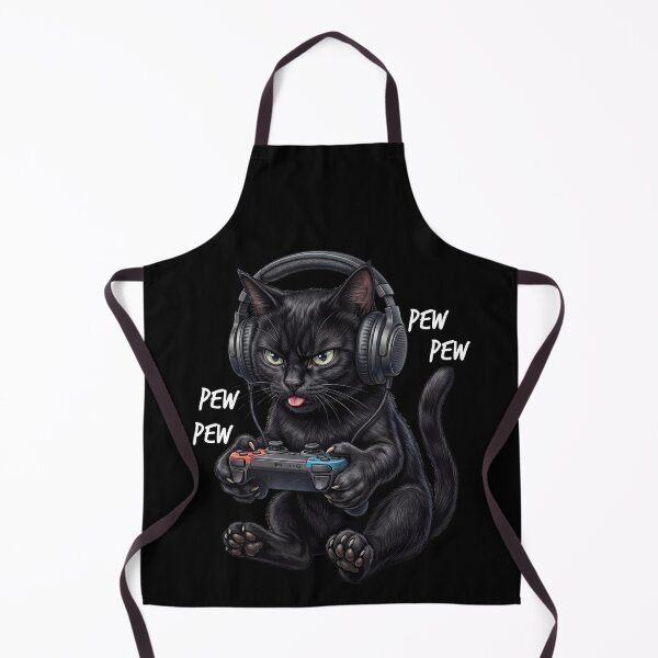 Item preview, Gaming Black Cat Gamer Videogaming Animal Lover designed and sold by TerryConnells.