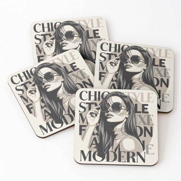 Item preview, Chic Modern Fashion Silhouette Illustration designed and sold by Ossvio.