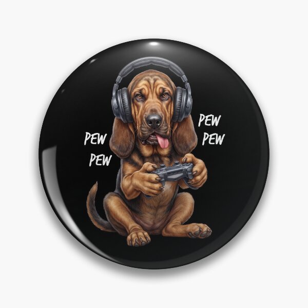 Item preview, Gaming Bloodhound Gamer Videogaming Dog Lover designed and sold by TerryConnells.