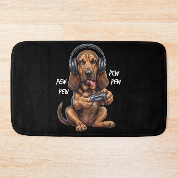 Item preview, Gaming Bloodhound Gamer Videogaming Dog Lover designed and sold by TerryConnells.