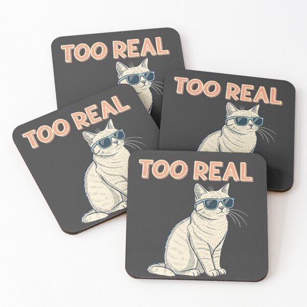 Item preview, Too Real Cat – Hits a Little Too Close designed and sold by Artiviose.