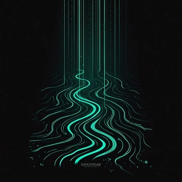 Artwork thumbnail, Data Stream by Inquu