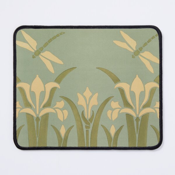 Item preview, Irises and Dragonflies - Maurice Pillard Verneuil designed and sold by HiddenWalnuts.