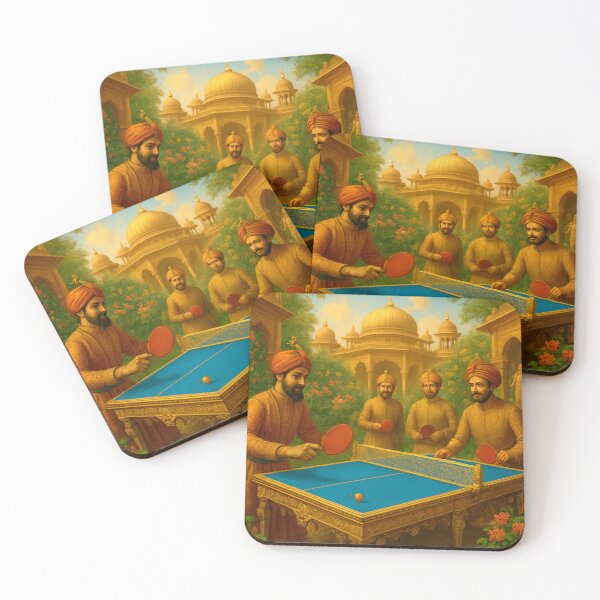 Item preview, King of the Court: Royal Indian Maharaja Table Tennis T-Shirt designed and sold by OhMyPingCo.