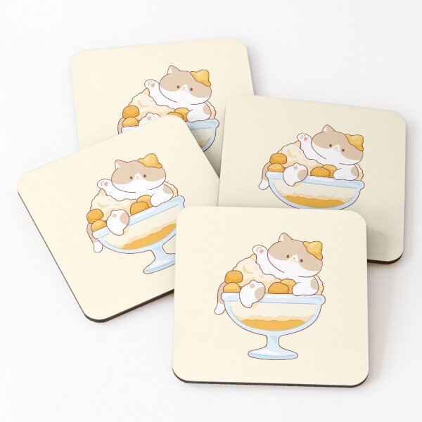 Item preview, Cat with mango bingsu designed and sold by salposi.