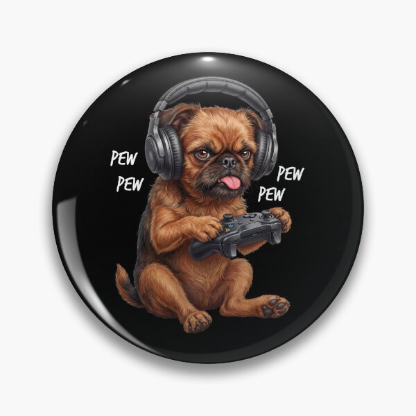 Item preview, Gaming Brussels Griffon Gamer Videogaming Dog Lover designed and sold by TerryConnells.