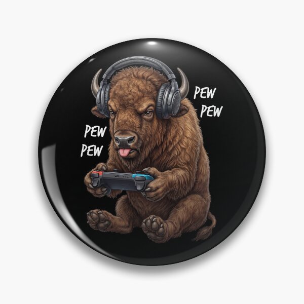 Item preview, Gaming Buffalo Gamer Videogaming Animal Lover designed and sold by TerryConnells.