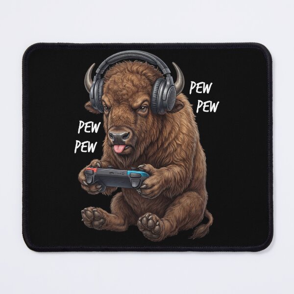 Item preview, Gaming Buffalo Gamer Videogaming Animal Lover designed and sold by TerryConnells.