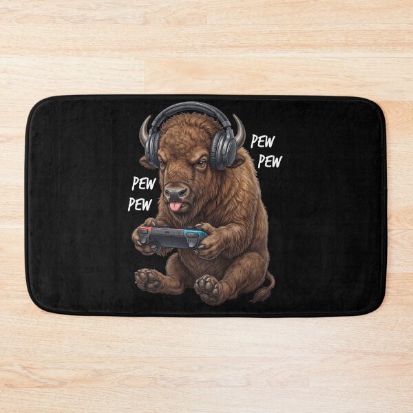 Item preview, Gaming Buffalo Gamer Videogaming Animal Lover designed and sold by TerryConnells.