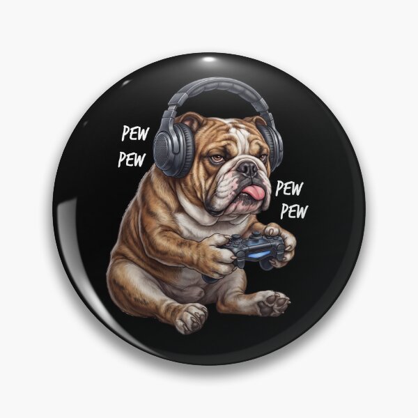 Item preview, Gaming Bulldog Gamer Videogaming Dog Lover designed and sold by TerryConnells.