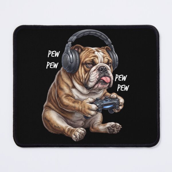 Item preview, Gaming Bulldog Gamer Videogaming Dog Lover designed and sold by TerryConnells.