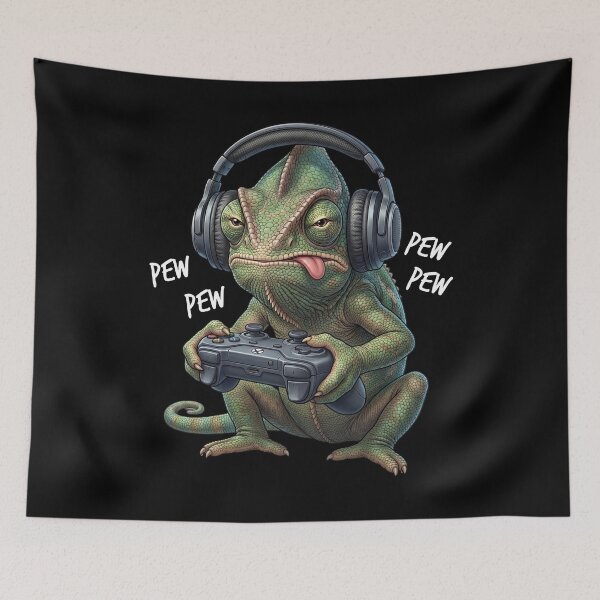 Item preview, Gaming Chameleon Gamer Videogaming Animal Lover designed and sold by TerryConnells.