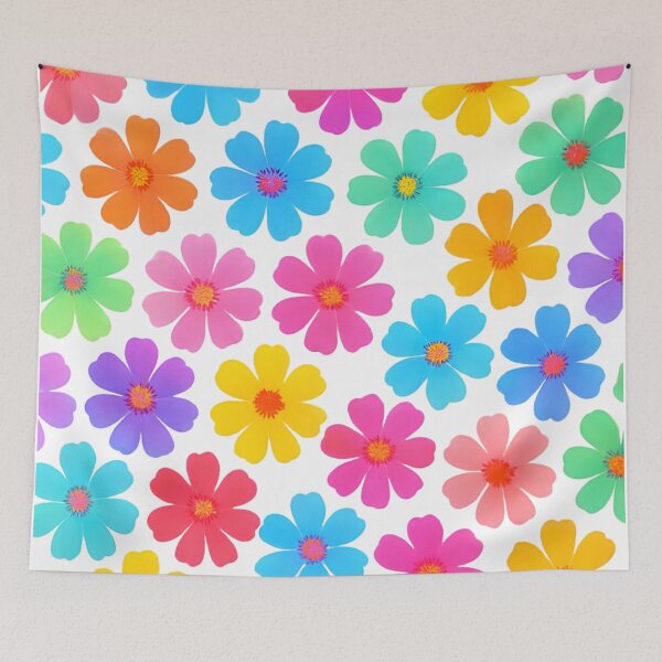 Item preview, Little cosmos flower pattern designed and sold by uunaa.