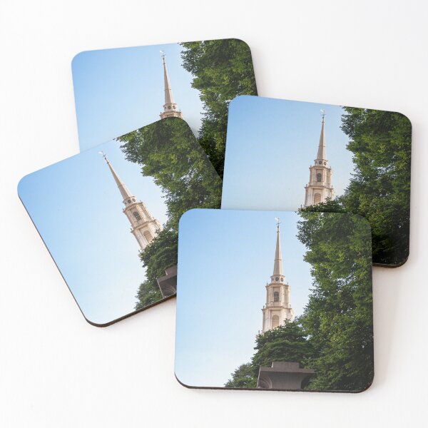 Item preview, Historic Church Steeple Through Trees Boston Summer designed and sold by MDCCo.