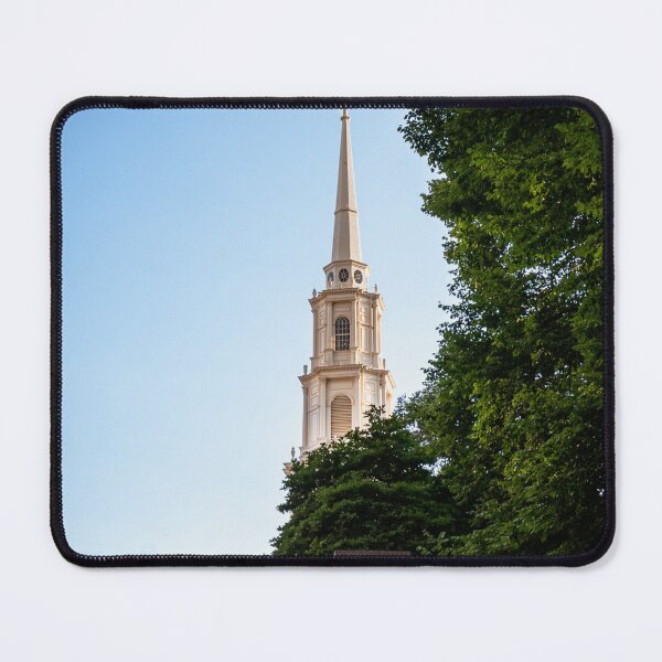 Item preview, Historic Church Steeple Through Trees Boston Summer designed and sold by MDCCo.