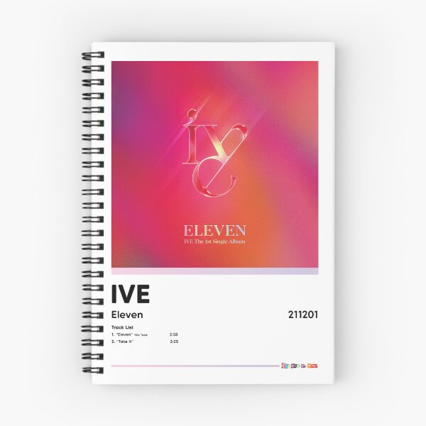 Item preview, IVE - Eleven - Album Artwork Poster designed and sold by RhodesToKpop.