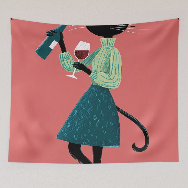 Item preview, Sip & Strut with Seraphina Cat designed and sold by Venon28.