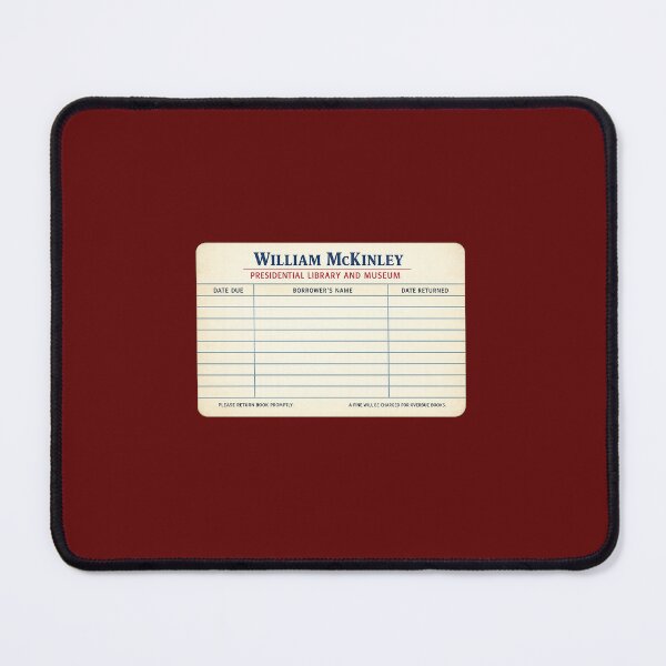 Item preview, William McKinley designed and sold by Broken Antler Designs .