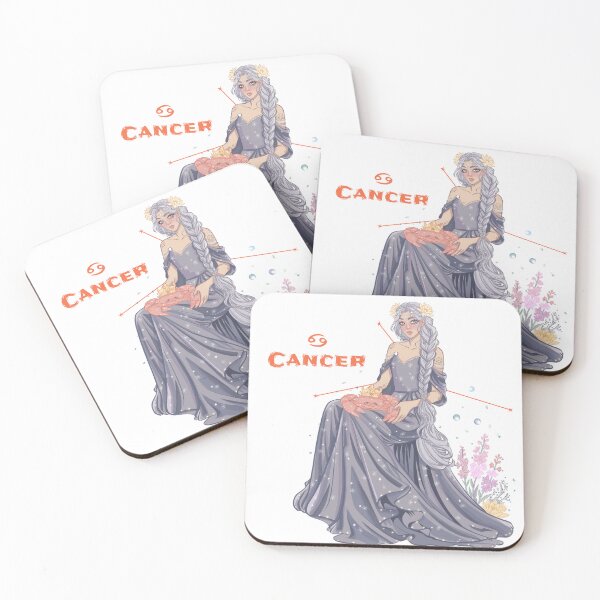 Item preview, Cancer Girl Moonlit Ocean Aesthetic Art designed and sold by Iqrapixels.