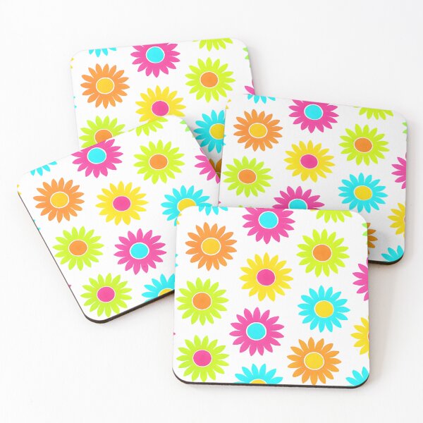 Item preview, Little rainbow sunflowers pattern designed and sold by uunaa.
