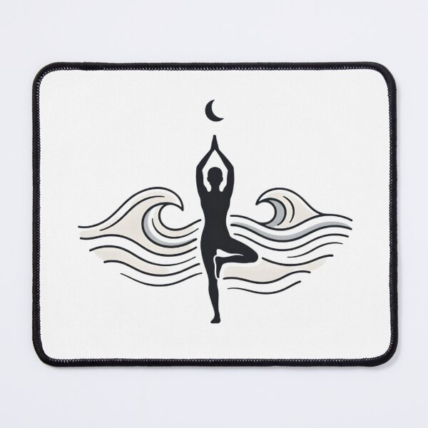 Item preview, Minimal Yoga Meditation designed and sold by SurajDesigns.