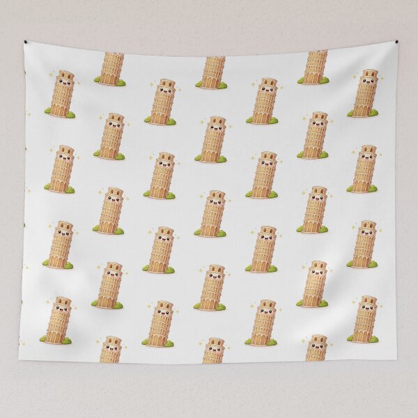 Artikelvorschau, Kawaii Schiefer Turm von Pisa entworfen und verkauft von Collection Touillette.