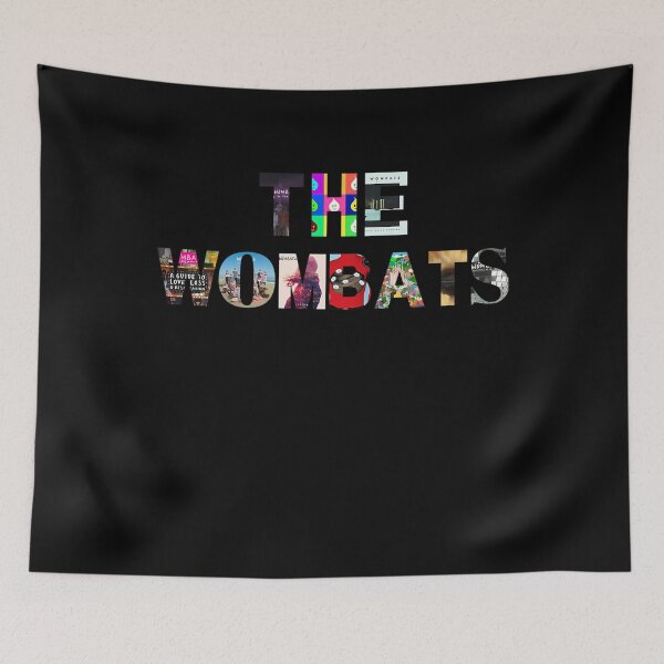 Item preview, The Wombats Album Collage Indie Band Fan Art designed and sold by brend@ arts.