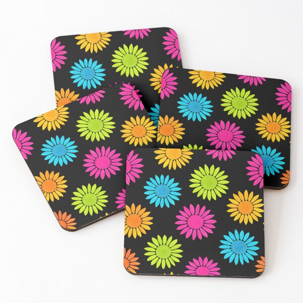 Item preview, Little rainbow sunflowers pattern designed and sold by uunaa.