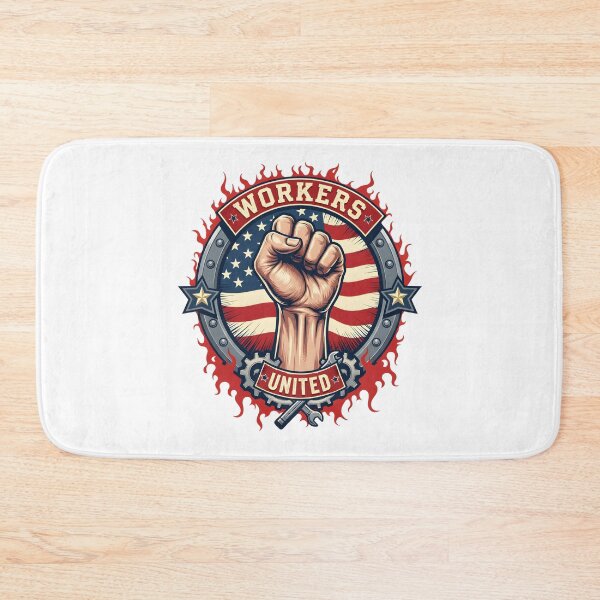 Item preview, Workers United Shirt – Labor Day Patriotic Fist USA Graphic Tee designed and sold by relso.