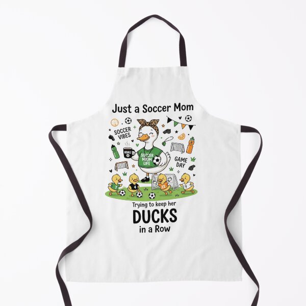Item preview, Just a Soccer Mom Trying to Keep Her Ducks in a Row Cute Game Day Duck Design designed and sold by Winarrts.