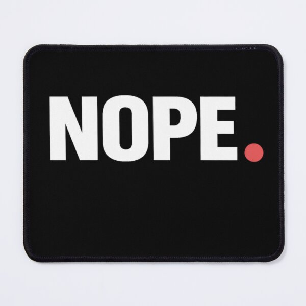 Item preview, Nope Shirt Funny Minimalist Statement T-Shirt designed and sold by KostDesingWork.
