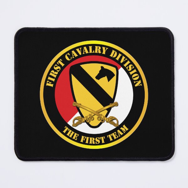 Item preview, Army - 1st Cavalry Div -Red White - The First Team designed and sold by Military Insignia Products.