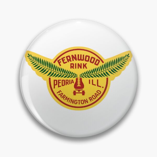 Item preview, Fernwood Roller Rink Peoria Illinois Roller Skating Rink Sticker Decal Label designed and sold by tislord.