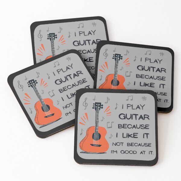 Item preview, I Play Guitar Because I Like It Not Because I'm Good At It. designed and sold by AnulaArt.