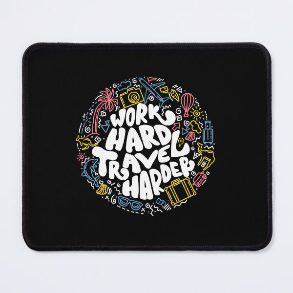 Item preview, Work Hard Travel Harder designed and sold by rx0102designs.