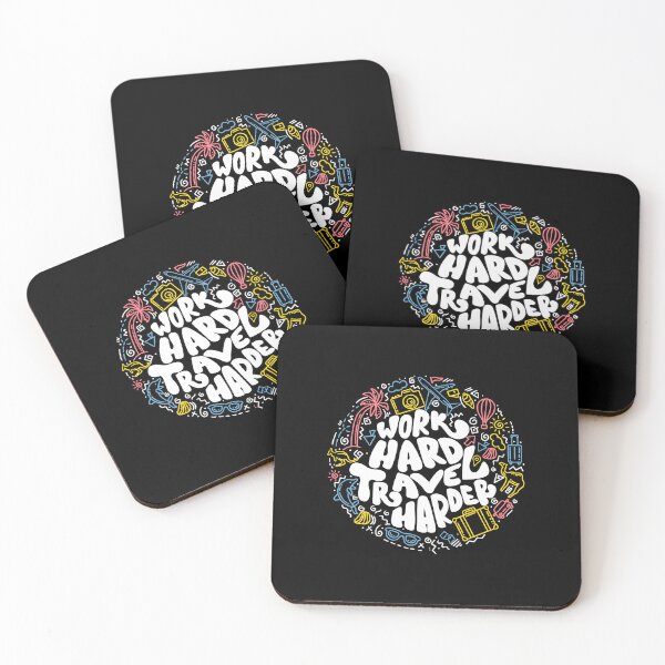 Item preview, Work Hard Travel Harder designed and sold by rx0102designs.